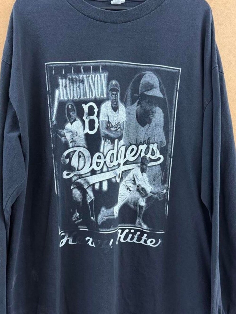 Y2K MLB Dodgers Jackie Robinson long sleeve shirt